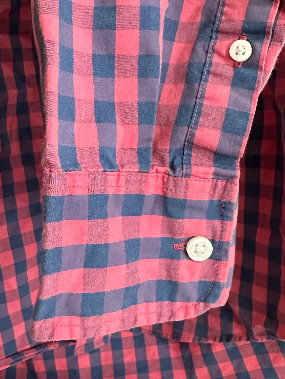 J.Crew Men Performance Slim Untucked Button Up Shirt Shirt Medium Plaid